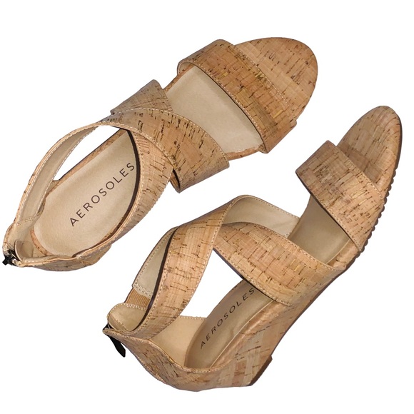 aerosoles cork wedge